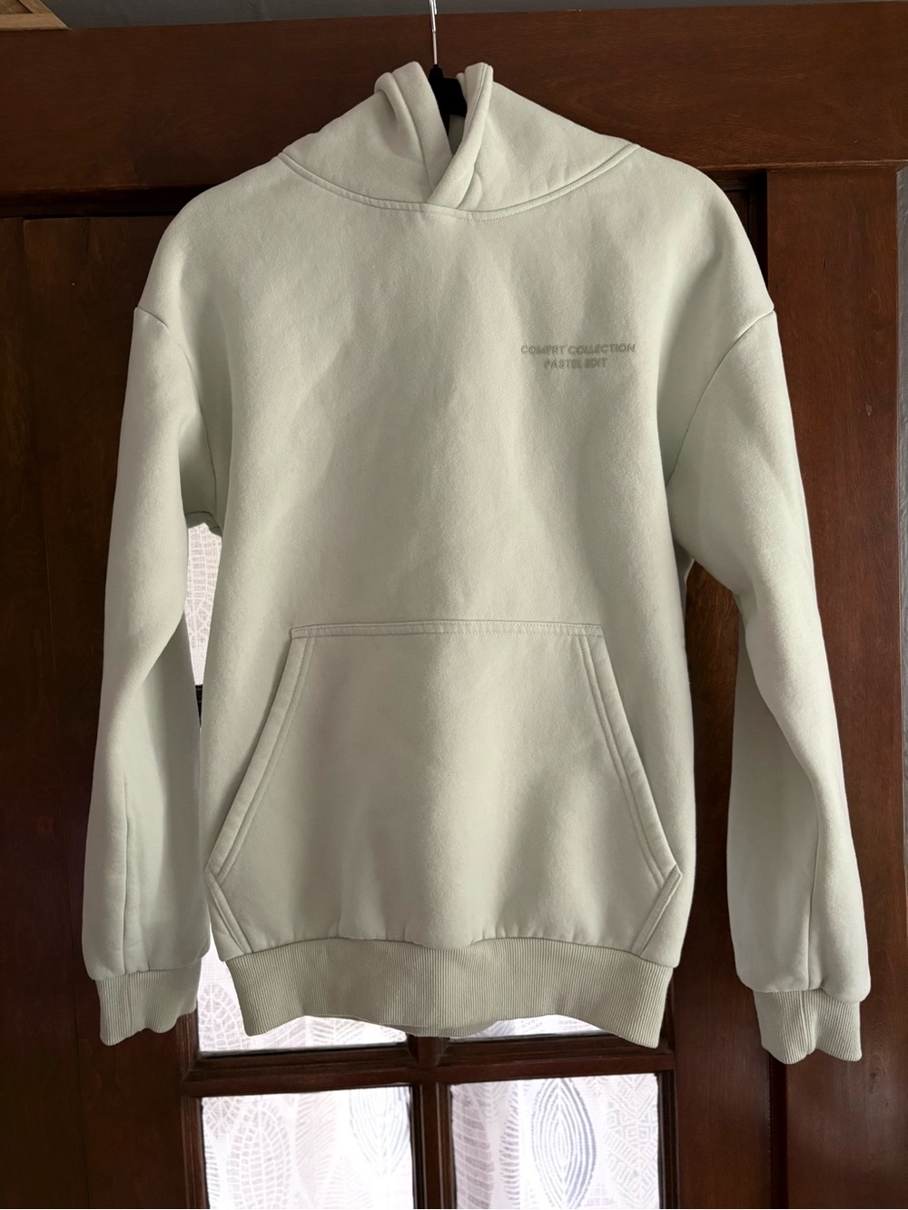 Comfrt The Pastel Edit Collection Hoodie in Mint Green XS Unisex EUC
